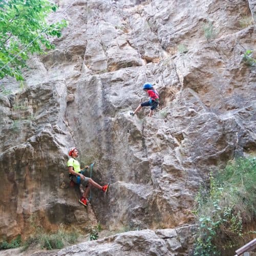 Bautismo de escalada en roca
